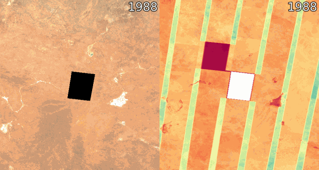 timeseries missing data tiles